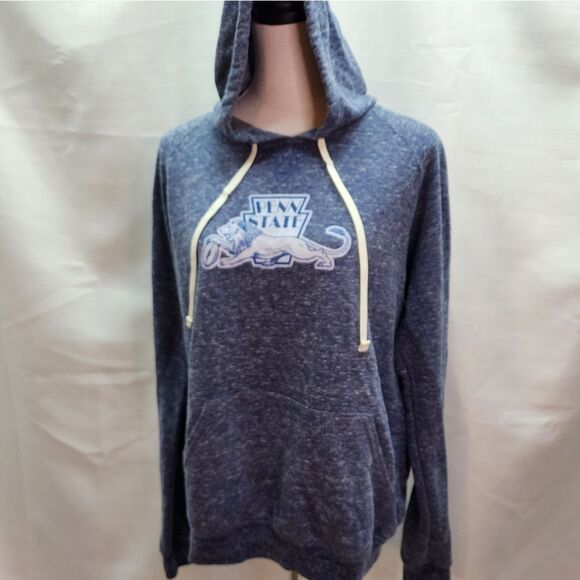 Vintage Brand Blue Penn State University Hooded Sweatshirt Size Medium - Picture 5 of 9
